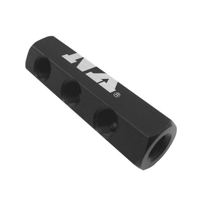 Nitrous Express 1 Inlet 6 Outlet Nitrous/Fuel Distribution Block 15017 15017 Photo - Primary