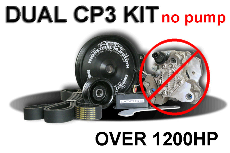 Industrial Injection 2003-13 Dodge 5.9L CR Dual Cp3 Kit Dodge 1200+ Hp (Kit Only) DCP3DKIT DCP3DKIT Photo - Primary