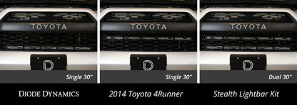 Diode Dynamics 14-19 Toyota 4Runner SS30 (Single) Stealth Lightbar Kit - White Combo DD6760 DD6760 User 6