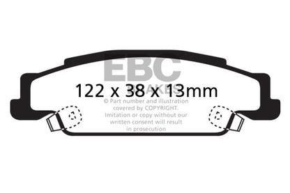 EBC Disc Brake Pad Set DP31646/2C Photo - Primary