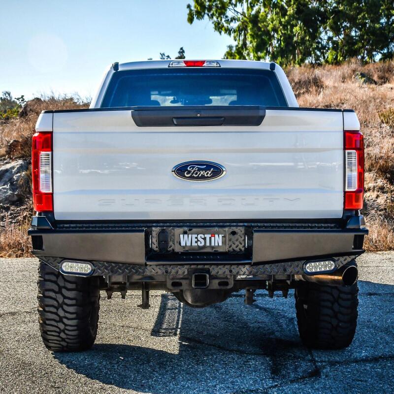Westin 17-21 Ford F-250/350 HDX Bandit Rear Bumper - Black 58-341125 58-341125 Photo - Mounted