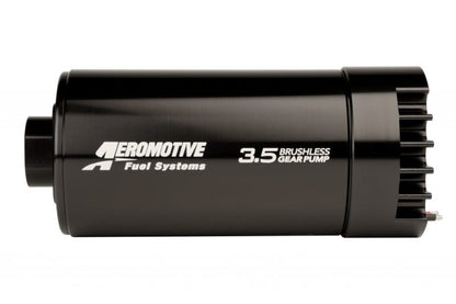 Aeromotive 3.5 Brushless Gear Fuel Pump, In-line, Spur, Pro 11181 Photo - Close Up