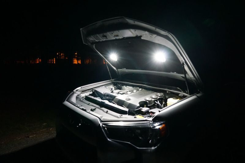 KC HiLiTES Cyclone V2 LED - 2-Light Universal Under Hood Lighting System - 5W Flood Beam 355 355 Photo - Primary
