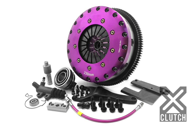 XCLUTCH XCL Clutch - 9in Twin Solid Ceramic Drivetrain Clutch Kits - Multi main image