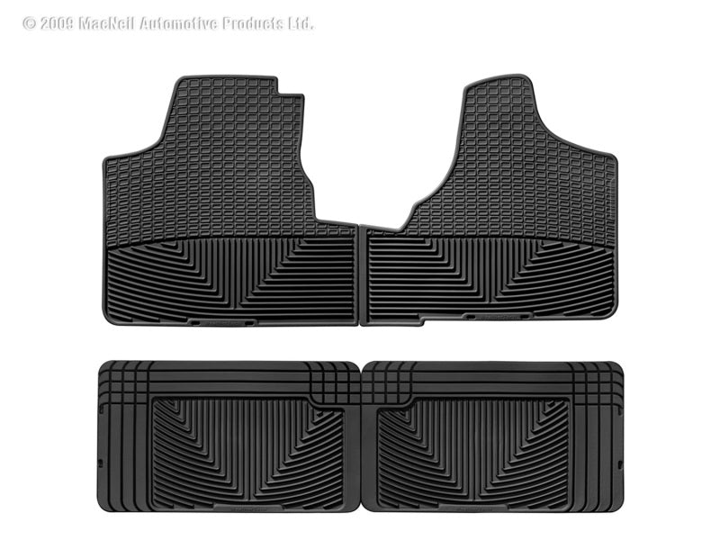 WeatherTech WT Rubber Mats - Front - Blk Floor Mats Floor Mats - Rubber main image