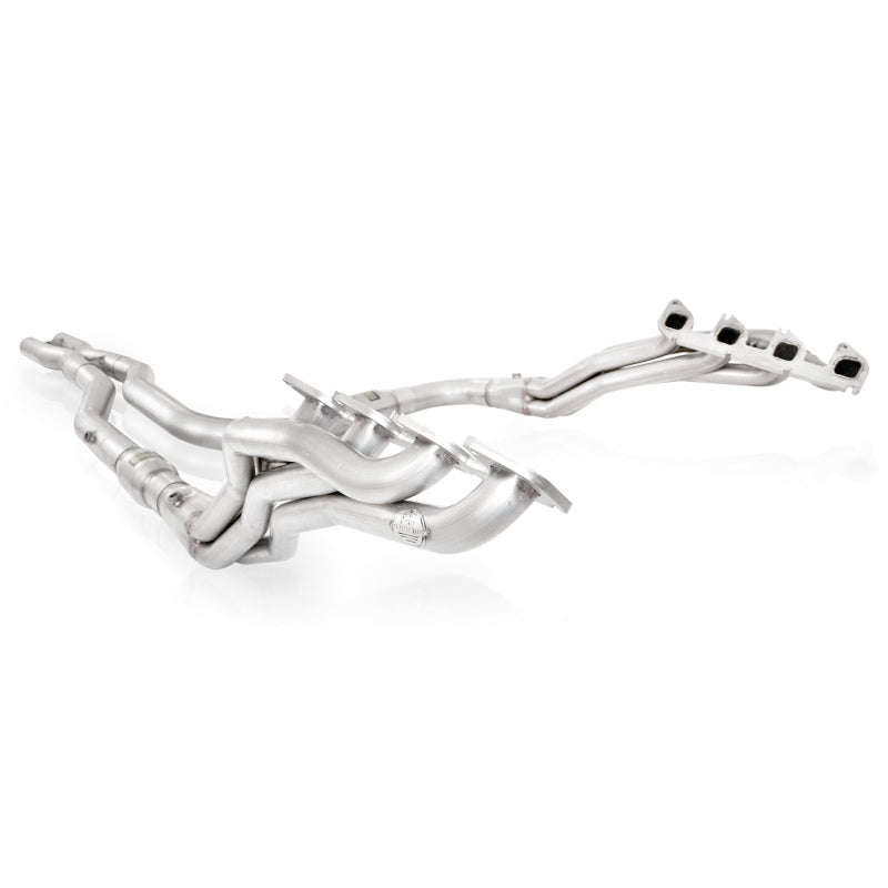 Stainless Works 2010-14 Ford F-150 Raptor 1-7/8in Primaries 3in High-Flow Cats X-Pipe FTR11HCATSC FTR11HCATSC Photo - Primary