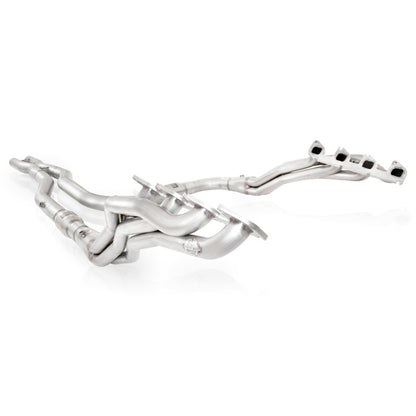 Stainless Works 2010-14 Ford F-150 Raptor 1-7/8in Primaries 3in High-Flow Cats X-Pipe FTR11HCATSC FTR11HCATSC Photo - Primary