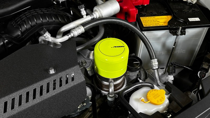 Perrin Performance Perrin 2015+ Subaru WRX/STI Oil Filter Cover - Neon Yellow PSP-ENG-716NY