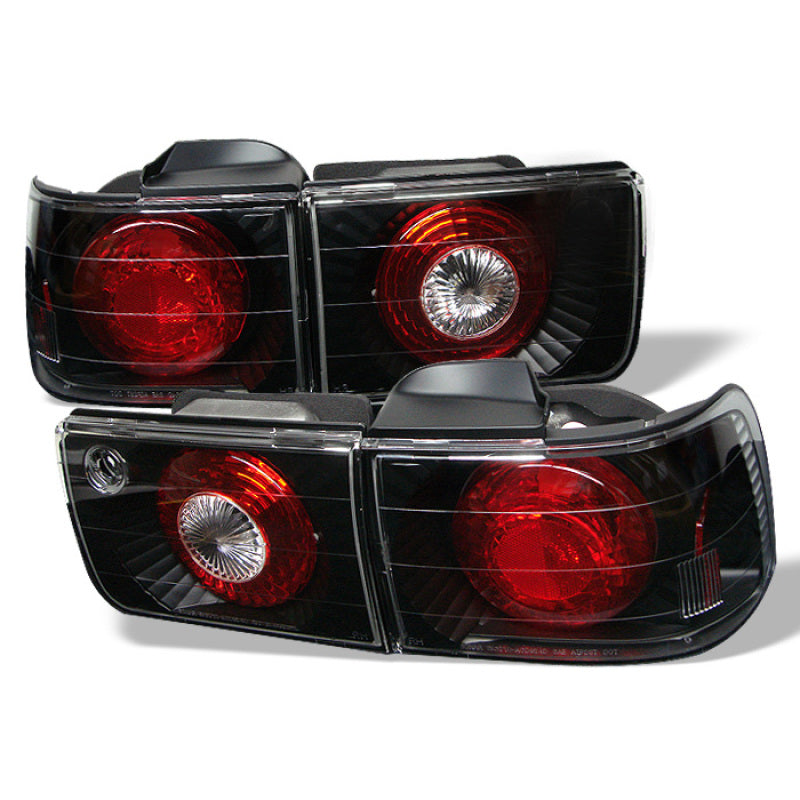 Spyder Honda Accord 92-93 4Dr Euro Style Tail Lights Black ALT-YD-HA92-4D-BK 5004093 5004093 Photo - Primary