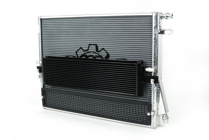 CSF 20+ Toyota GR Supra High-Performance DCT Transmission Oil Cooler 8183 8183 Photo - Mounted