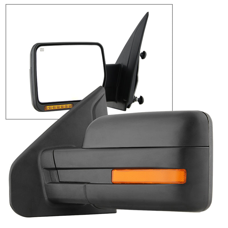 SPYDER Xtune Ford F150 07-14 Power Heated Amber LED Signal OE Mirror Left MIR-03349EH-P-L 9935336 9935336 Photo - Primary