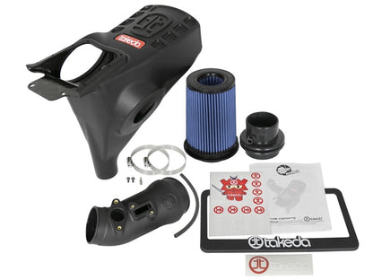 aFe Takeda Momentum GT Pro 5R Cold Air Intake System for Honda Civic TM-1025B-R Photo - Unmounted