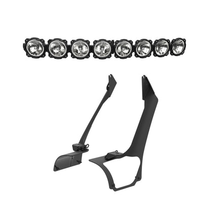 KC HiLiTES 21+ Jeep Wrangler 4xe Gravity LED Pro6 - 50in Light Bar Kit (Light Bar + Overhead Mount) 91340 91340 Photo - Primary