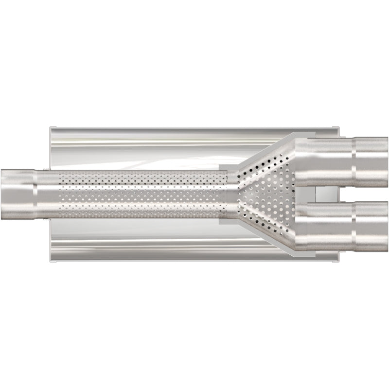 MagnaFlow 7" Round Center/Dual Straight Through Performance Muffler 12763 User 2