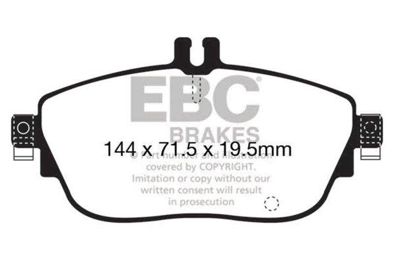 EBC Disc Brake Pad Set DP42165R Photo - Primary