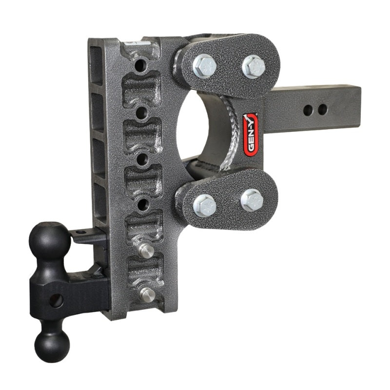 GEN-Y Hitch Gen-Y The Boss Torsion-Flex 2.5in Shank 10in Drop 16K Hitch w/GH-051 Dual-Ball/GH-032 Pintle Lock GH-1126 GH-1126 User 1