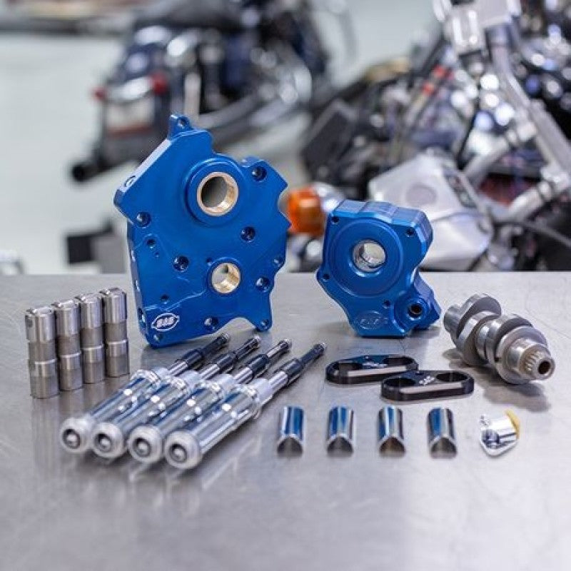 S&S Cycle 2017+ Water Cooled M8 Models Chain Drive 475C Cam Chest Kit w/ Chrome Pushrod Tubes 310-1000B 310-1000B User 1