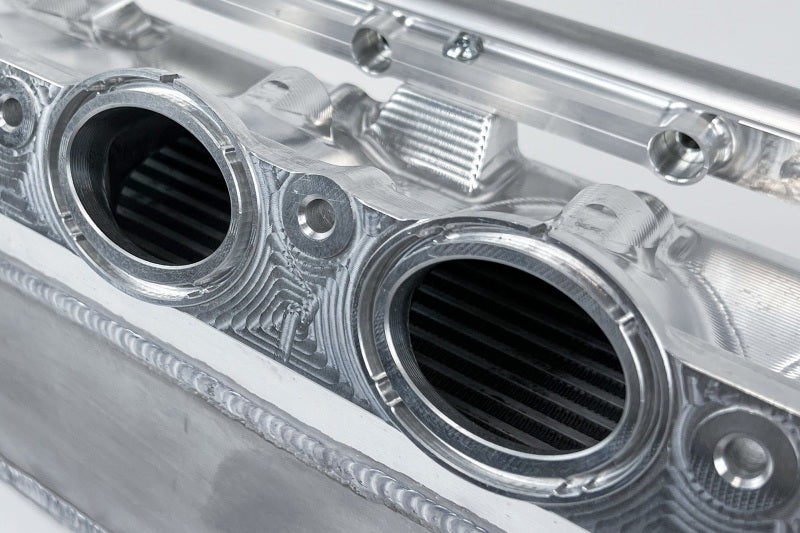 CSF Gen 2 B58 Race X Charge-Air-Cooler Manifold - Raw Billet Aluminum Finish 8400 8400 Photo - Close Up