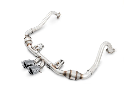 AWE Tuning Porsche 718 Boxster / Cayman Touring Edition Exhaust - Chrome Silver Tips 3015-32080 3015-32080 Photo - Primary