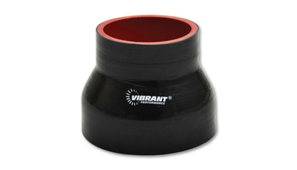 Vibrant Reducer Coupler, 3.25" I.D. x 4" I.D. x 3" long - Black 2839 Photo - Primary