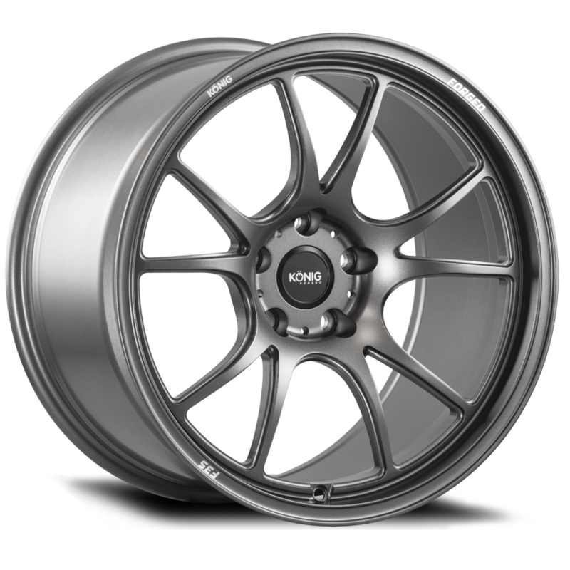 Konig Forged F3S 18X10 5X120.65 ET58 Satin Charcoal Knurled Bead F3ST852058G F3ST852058G User 1