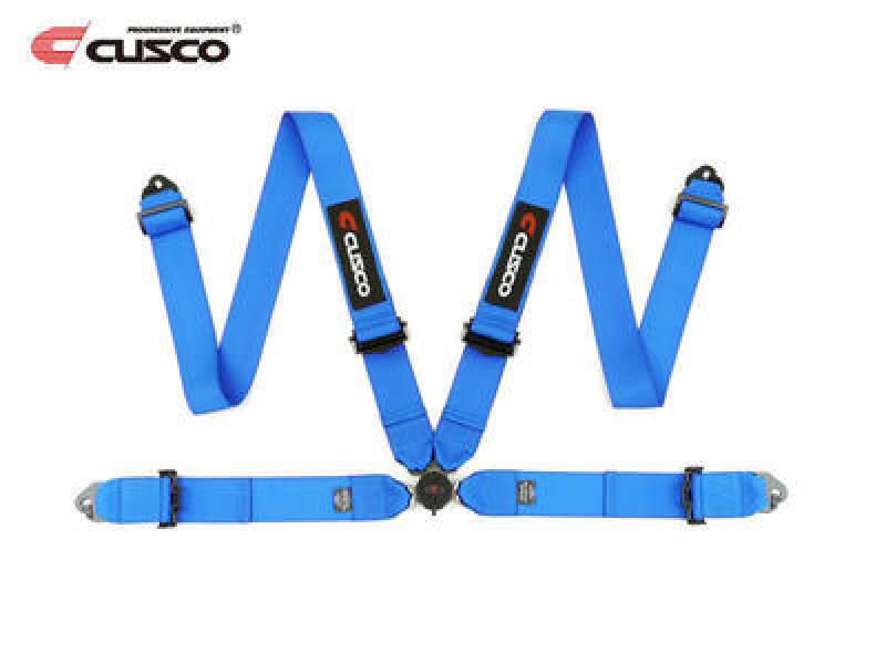 Cusco Universal 4 Point 3in Width Racing Harnesses - Blue 00B CRH N4BL 00B CRH N4BL User 1