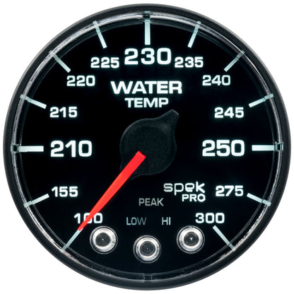 Autometer Spek-Pro - Nascar 2-1/16in Water Temp 100- 300F Bfb Ecu P546328-N2 P546328-N2 User 1