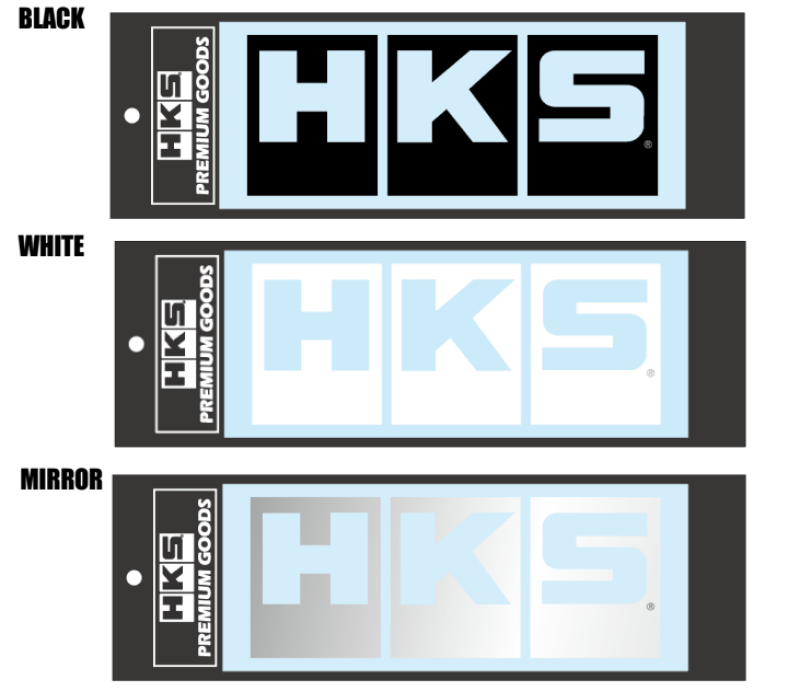 HKS LOGO Sticker W220 BLACK 51003-AK152 51003-AK152 User 1