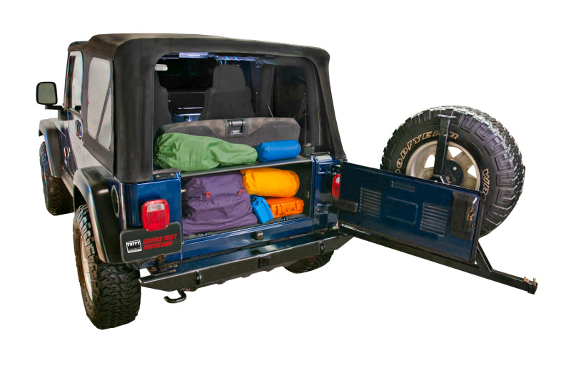 Tuffy Products Tuffy Tj Tailgate Security Enclosure- 01Blk 9706 Tj Wg 296-01 296-01 Photo - Mounted