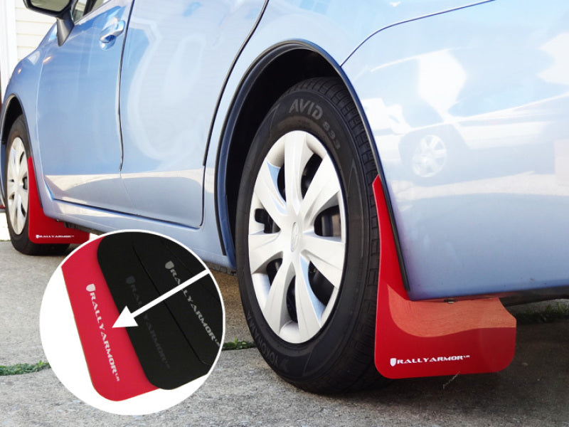 Rally Armor 2012+ Impreza 4D/5D Red Mud flap White logo MF22-UR-RD/WH User 1