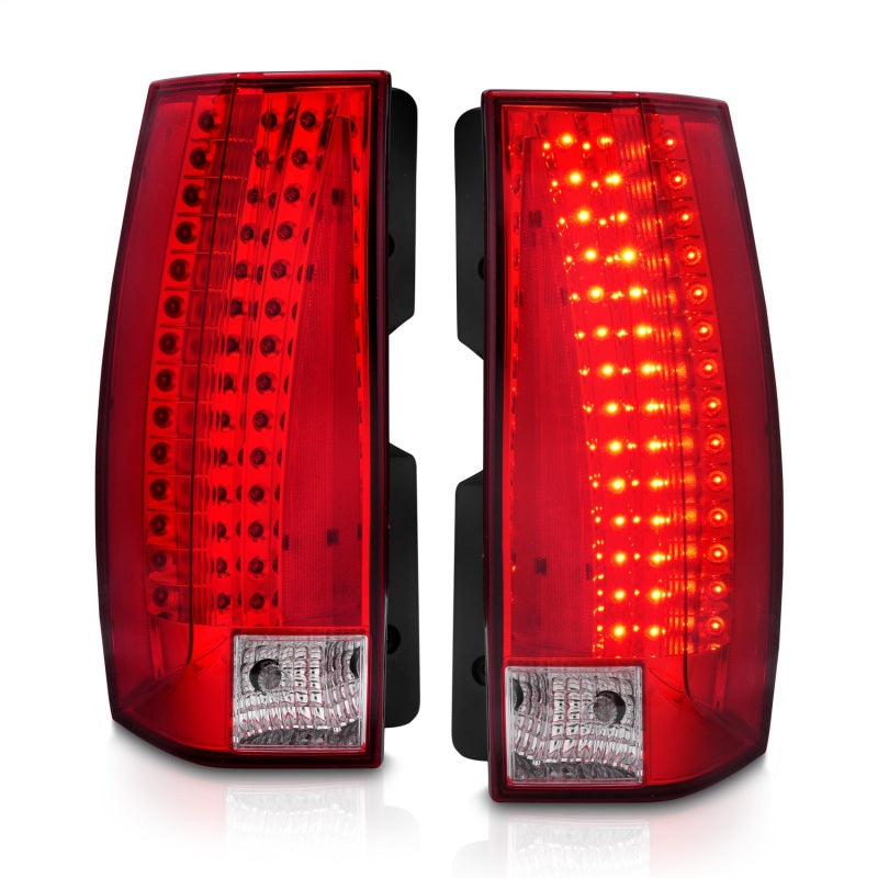 Anzo 2007-2014 Chevrolet Suburban LED Taillights Red/Clear - Escalade Look 311190 Photo - Unmounted