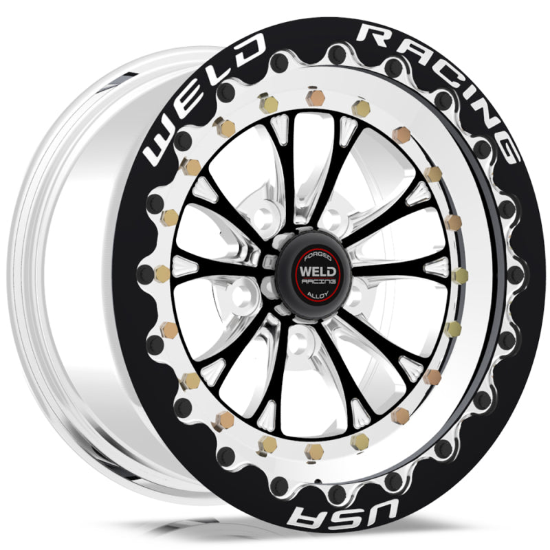 Weld Vitesse 15x10 / 5x4.75 BP / 7.5in. BS Black Wheel - Black Single Beadlock MT 794B510284F 794B510284F User 1