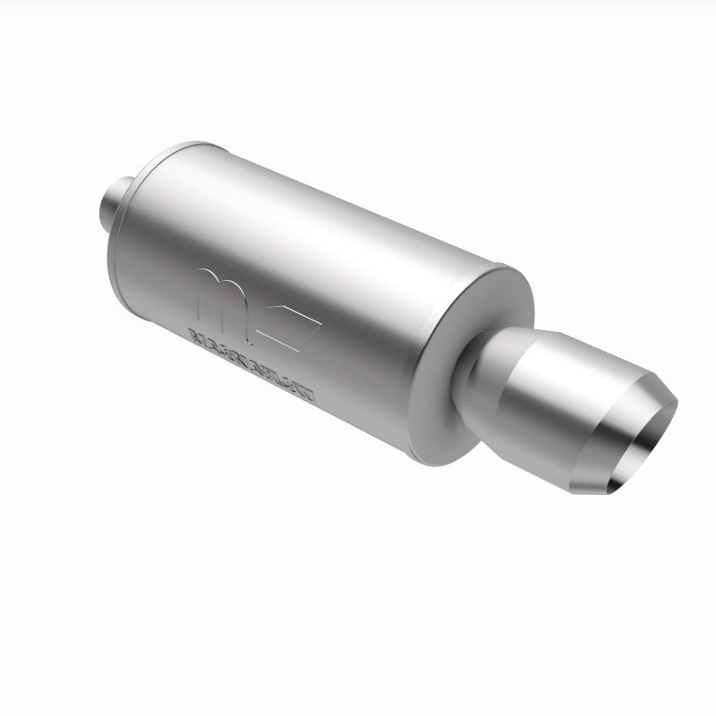 MagnaFlow 7" Round Center/Center Performance Muffler With Tip 14836 360 Degree Image Set
