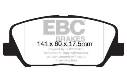 EBC Disc Brake Pad Set DP32172C Photo - Primary