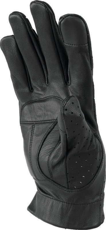 Kuryakyn Leather By River Road Tucson Leather Perforated Gloves Black - Small 094472 094472 User 1