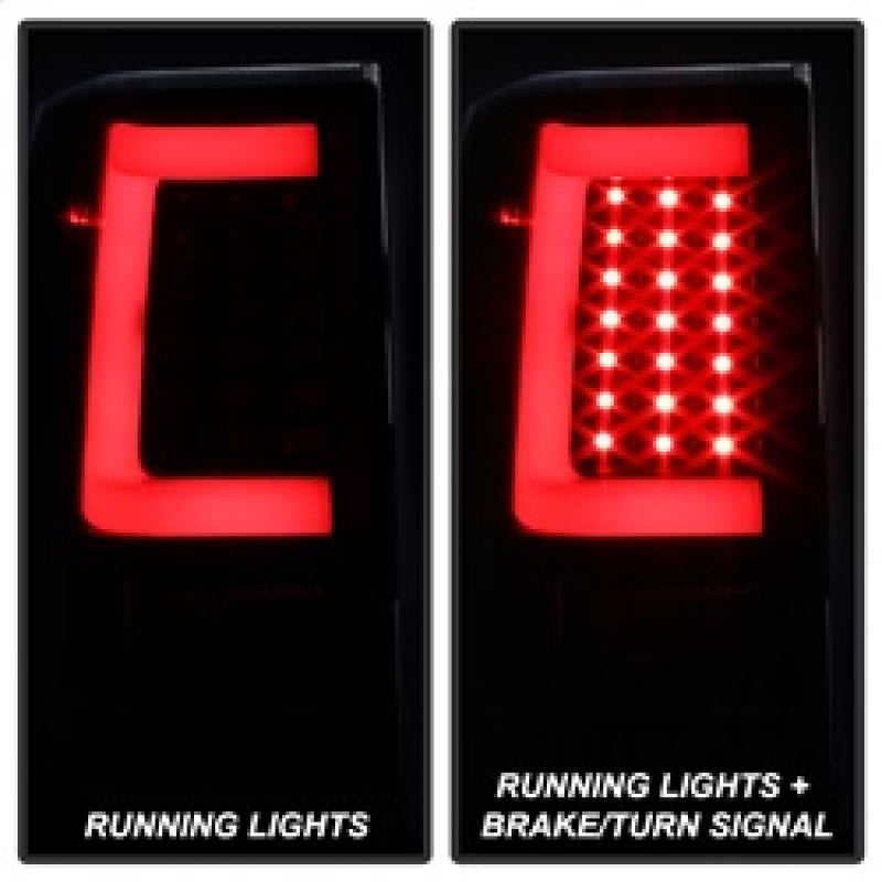 SPYDER xTune 04-15 Nissan Titan Light Bar LED Tail Lights - Black (ALT-ON-NTI04-LBLED-BK) 9038532 9038532 Photo - Unmounted