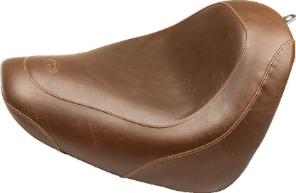 Mustang Motorcycle Mustang 18-21 Harley Fat Bob Wide Tripper Solo Seat - Brown 83011 83011 Photo - Primary