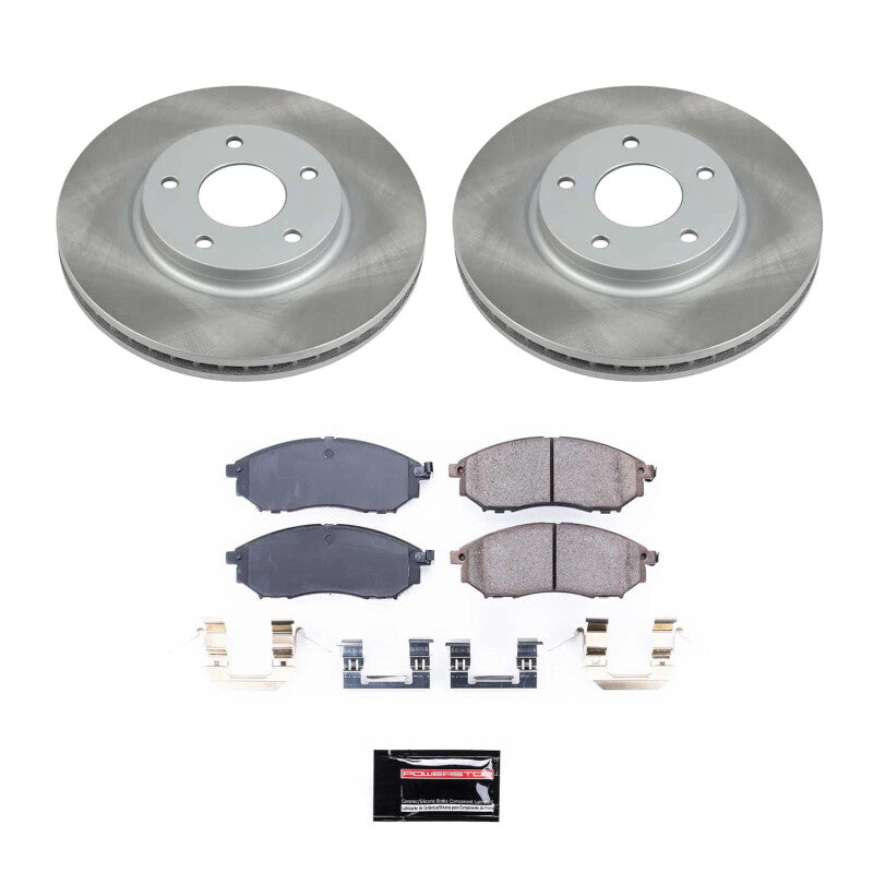 PowerStop Power Stop 02-06 Infiniti Q45 Front Semi-Coated Rotor Kit SC152 SC152 Photo - Primary