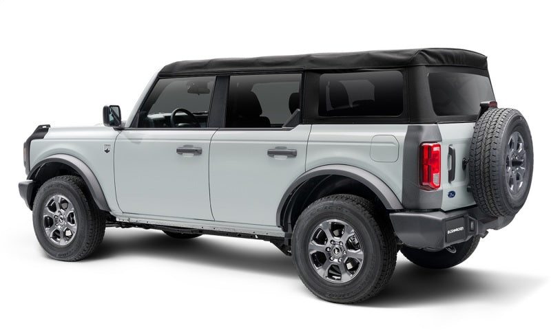 Bushwacker 21-22 Ford Bronco (2/4 Door) Trail Armor Rear Corner (2pc Rear) - Tex. Black 14124 14124 Photo - Mounted