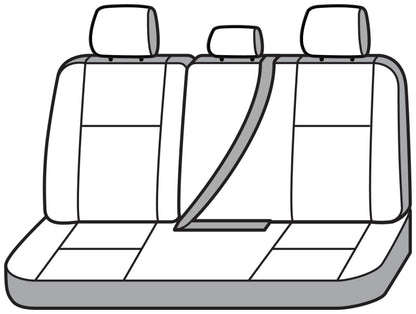 Covercraft 21-24 Ford Bronco Polycotton SeatSaver Custom Second Row Seat Covers - Grey SS8520PCGY SS8520PCGY Photo - out of package