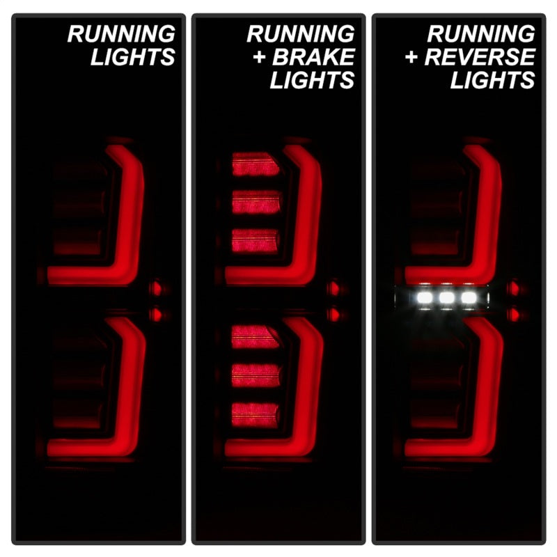 Spyder GMC Sierra 19-20 Incandescent Bulb Model Only LED Tail Lights-Black Smoke ALT-YD-GS19-LED-BSM 5000293 5000293 Photo - Unmounted