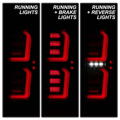 Spyder GMC Sierra 19-20 Incandescent Bulb Model Only LED Tail Lights-Black Smoke ALT-YD-GS19-LED-BSM 5000293 5000293 Photo - Unmounted