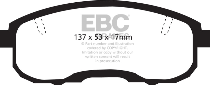 EBC Disc Brake Pad Set DP21752 Photo - Primary