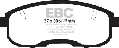 EBC Disc Brake Pad Set DP21752 Photo - Primary
