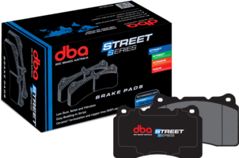 DBA 99-09 Honda S2000 Rear Street Series Brake Pad Set DB1265SS