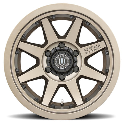 ICON Rebound Pro 17x8.5 5x150 25mm Offset 5.75in BS 110.1mm Bore Bronze Wheel 21817855557BR 21817855557BR Photo - Unmounted