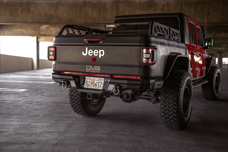 DV8 Offroad 20-23 Jeep Gladiator JT MTO Series Rear Bumper RBGL-06 RBGL-06 Photo - Unmounted