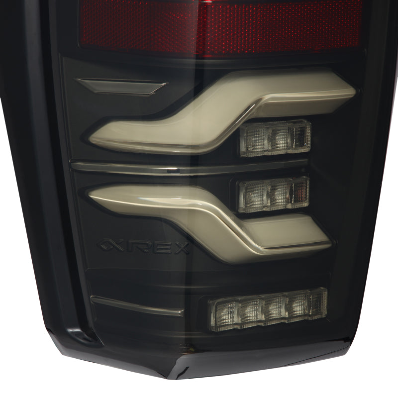 AlphaRex 16-21 Toyota TacomaLUXX LED Taillights Blk w/Activ Light/Seq Signal 680090 680090 User 5