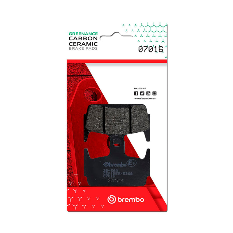 Brembo OE Honda X8R/Kymco Heroism Carbon Ceramic Brake Pad - Rear 07016 07016 User 1