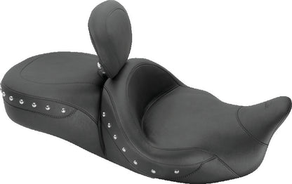 Mustang Motorcycle Mustang 08-21 Harley Electra Glide,Rd Glide,Rd King,Str Glide Touring Heated 1PC Seat Studs-Black 79644 79644 Photo - Primary